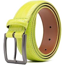 Fabio Valenti Belts for Men,Handmade Genuine Leather Men's Belt Classic and Fashion Designs