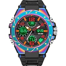 findtime Military Watches for Men Reloj para Hombre Deportivo Mens Tactical Outdoor Waterproof Digital Sports Work Analog Wrist Watch Color Black Green Gold Silver Blue Purple Cool Designer