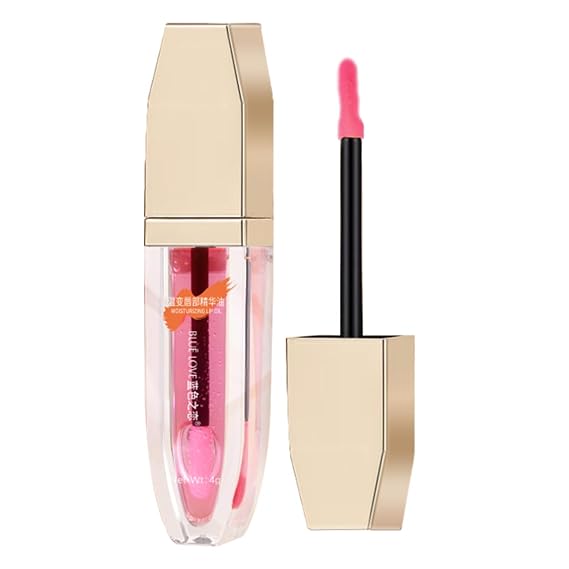BLUE LOVE Color Changing Lip Oil (Peach Oolong)