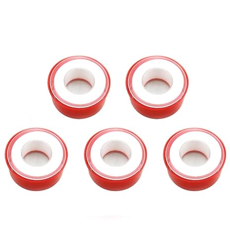 GCQ Teflon Thread Seal Tapes,PTFE Thread Seal Tape for Plumbers Sealant Tape for Leak Water Pipe Thread 3/4 inch x 790 inch (5 Pack/White)