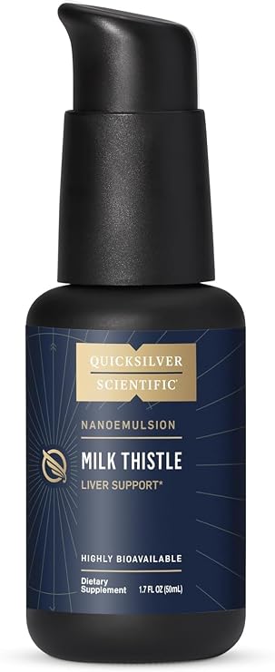 Quicksilver Scientific Nanoemulsified Milk Thistle, Detox, 1.7oz / 50ml