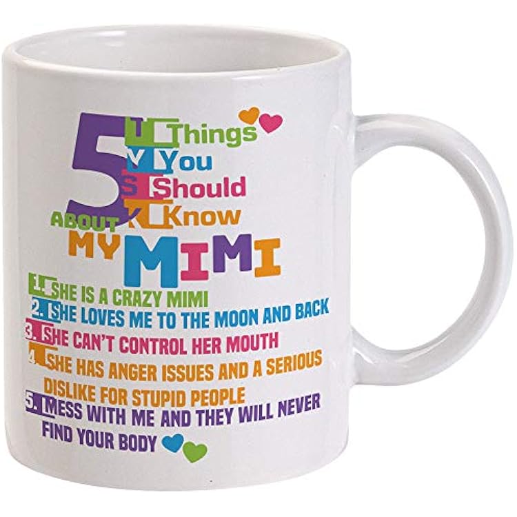 Red Horse Designs 5 Things you should know about my MIMI - Coffee Mug 15 oz