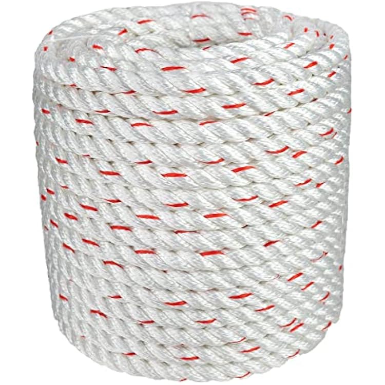 Arborist Bull Rope | High Strength Polyester | Tree Hoist Rigging Line | 12 inch x 100 feet, no Eye Splice
