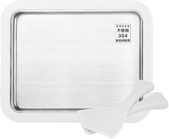 Ice Cream Maker, No Electricity Required! Frozen Yogurt Maker, 304 Stainless Steel, Ice Cream Roll, Plate with 2 Spatulas, Fried Ice Tray, Perfect for Kids and Families 10.2 x 8.3 x 1.4