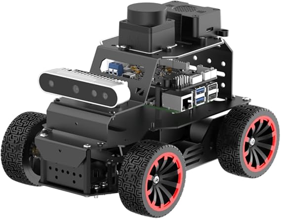 HIWONDER Robot Car with ChatGPT Large AI Models, 3D Depth Camera Ackermann Chassis ROS2-HUMBLE Lidar SLAM Mapping Navigation Autonomous Driving, MentorPi A1 Advanced Kit with Raspberry Pi5 4GB