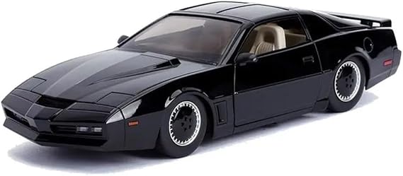 Jada 1: Hafif Pontiac Firebird ile 24 Hollywood'un Rides Knight Rider KITT 30086, Siyah"