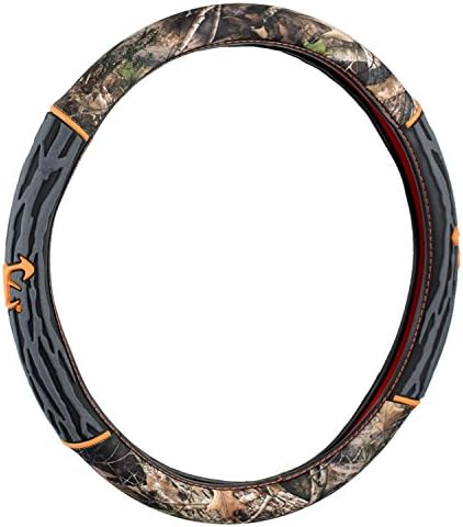 True Timber 39244P Kanati Camo Steering Wheel Cover | Molded Grips, Stretch Fabric, Anti-Slip All-Season Interior Accessory for Cars and Trucks
