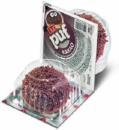 Eti Puff Cocoa / Marshmallow Biscuit W/cocoa - 18 Gr x 16