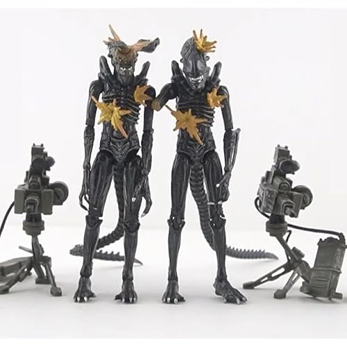 arbenmao HIYA Exquisite Mini Series 118 Scale 5 Inch Aliens Battle Damage Alien Warrior 2 Pack GameStop Exclusive Action Figure