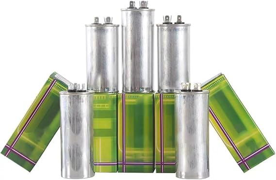40+5uF CBB65 Dual Run Capacitor 440V AC Motor Start Replacement HVAC Refrigeration Conditioner, Compact,40 to 85C Operation(100UF)