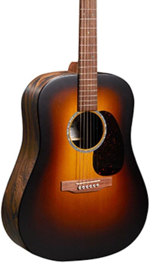 Martin DX2E Acoustic Electric Guitar Ziricote Burst