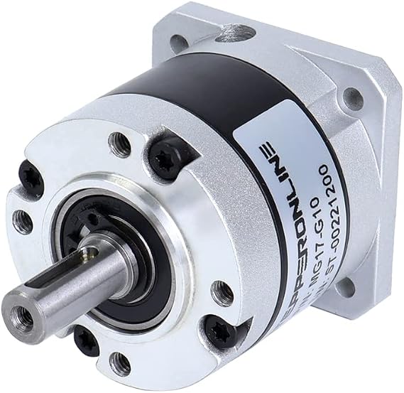 STEPPERONLINE Planetary Gearbox Gear Ratio 10:1 Backlash 30 arc-min for 9.5mm Short Shaft Length Nema 17 Stepper Motor