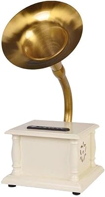 Record Player Retro, Gramophone, Bl Record Player Turntable Vinyl Record Player with Speakers Turntables for Vinyl Rec