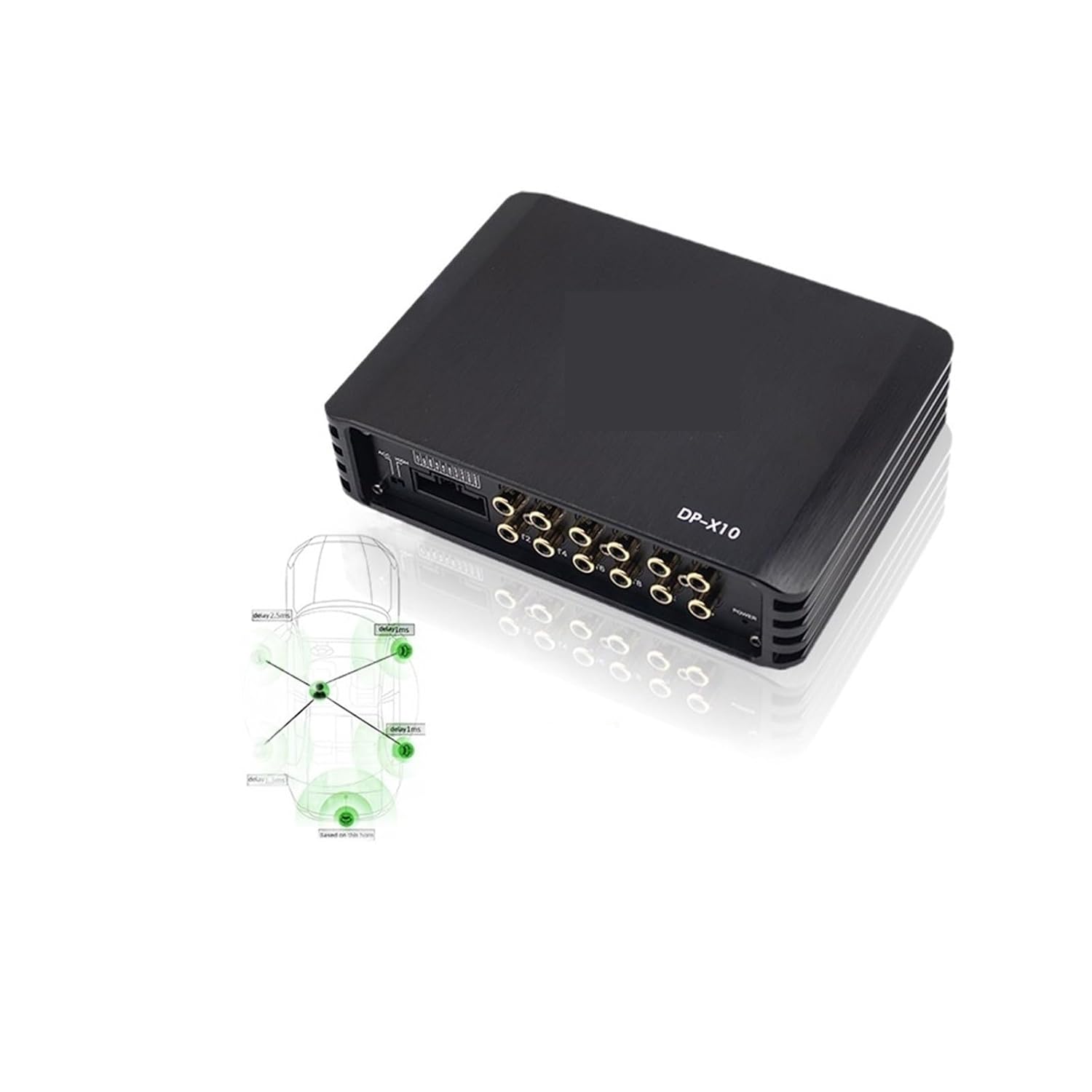 パワーアンプ Dp X10 車用 4 チャンネル パワーアンプ 8 Dsp プロセッサー アンプ イコライザー 自動車用サウンド