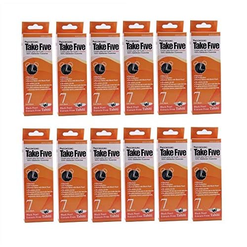 Dongsung Take 5 Hair Dye No.7 Soft Black Covers Gray Hair in Just 5 Minutes Without Any Foul Odor! Designed to Improve Damaged Hair Pack of 12