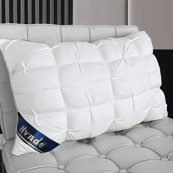 Deep Sleep Pillows 1 Pack Hotel Quality Bed Pillows Queen Size for Sleeping, Neck Support for Side, Back & Stomach Sleepers, Soft Down Polyester Cover, Washable & Hypoallergenic