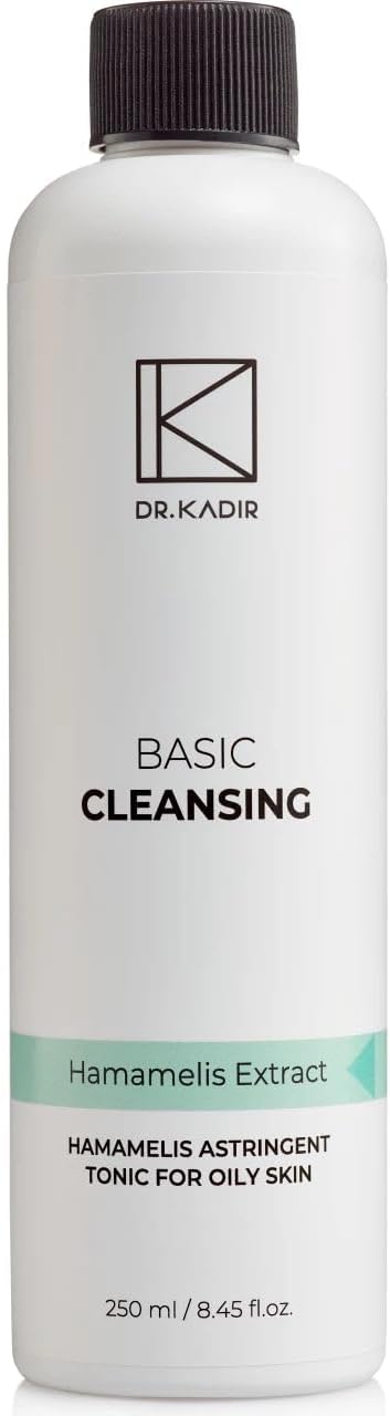 Hamamelis Astringent Toner for Oily Skin Witch Hazel Extract, Pore Minimizing & Oil Control, Alcohol 20%, pH 5.5, 8.5 fl oz