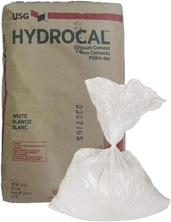 USG Hydrocal White Gypsum Cement 2.5 lbs - Molding and Casting Both Hollow and Solid. Good Size for Small Projects