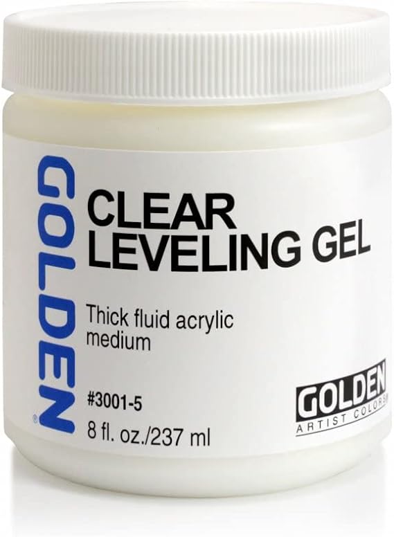 GOLDEN Artist Colors Clear Leveling Gel, 8 fl. oz. Jar