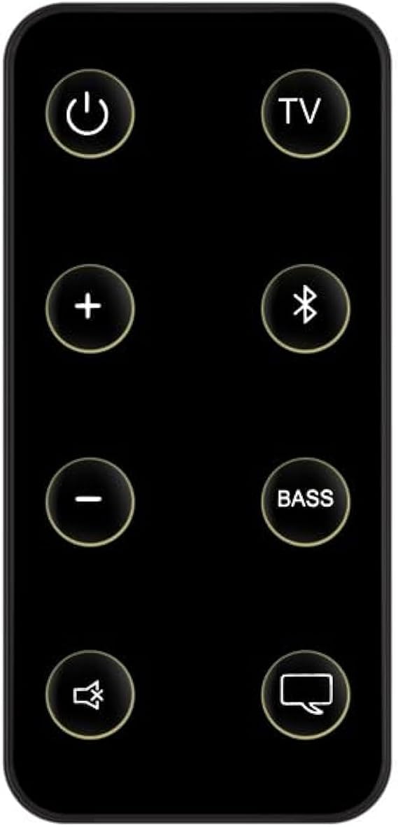 Xtrasaver Replacement Remote Control for Bose Solo 5 10 15 Series ii TV Sound System/ 732522-1110 418775 410376 TV Soundbar Sound System