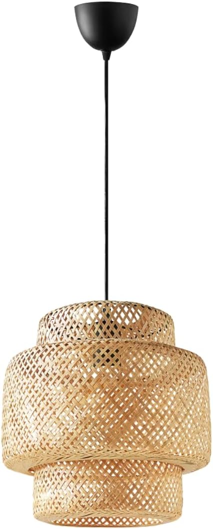IKEA 703.150.30 Sinnerlig Pendant Lamp, Bamboo