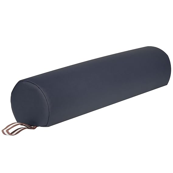 Master Massage 6 3/4 Round Massage Bolster Pillow Black Durable Massage Bolster Professional Quality For Massage Spa Salon (Royal Blue)