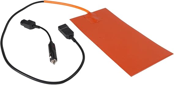 Silicone Heating Pad, 12V 100W, Flexible Warmer Mat, Fast Heat Distribution, Built-in Thermostat Control, For Food Delivery Bag And Event Catering