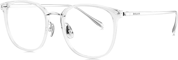 BOLON Unisex TR & Titanium Eyeglass Frames BT6025 Shinagawa 51mm