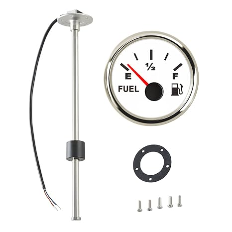 100TECH Marine Fuel Sending Unit 10.5" (240-33 ohms) Bundle Boat Fuel Level Gauge Marine(240-33 ohms)