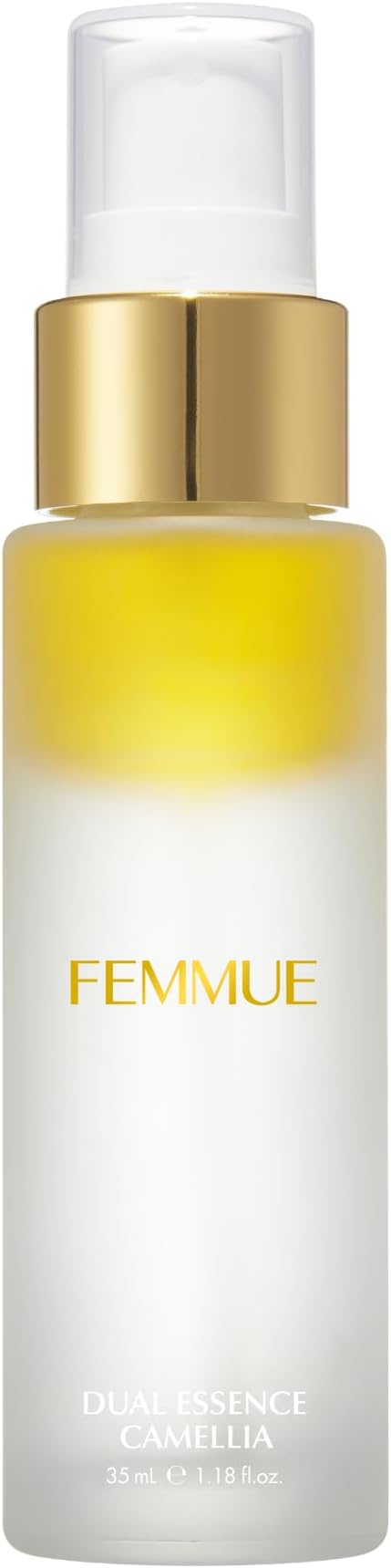 FEMMUE Dual Essence Camellia Hydrating Face Toner Mist (1.18 oz Travel Size) | Light & Refreshing Facial Moisturizer | Korean Skincare