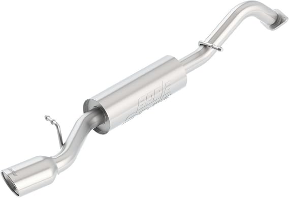 BORLA 11795 Axle-Back Performance Exhaust System for 2009-2013 Toyota Corolla S & XRS 1.8L/ 2.4L 4 Cyl. T-304 Stainless Steel S-Type Single Right Rear Exit Single 4.25"x3.5" Oval Polished T-304 SS Tip