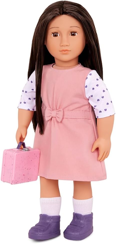 Doll OG - Lin - 18 Inch School Doll - Pretend Play - Toys for Kids Ages 3+