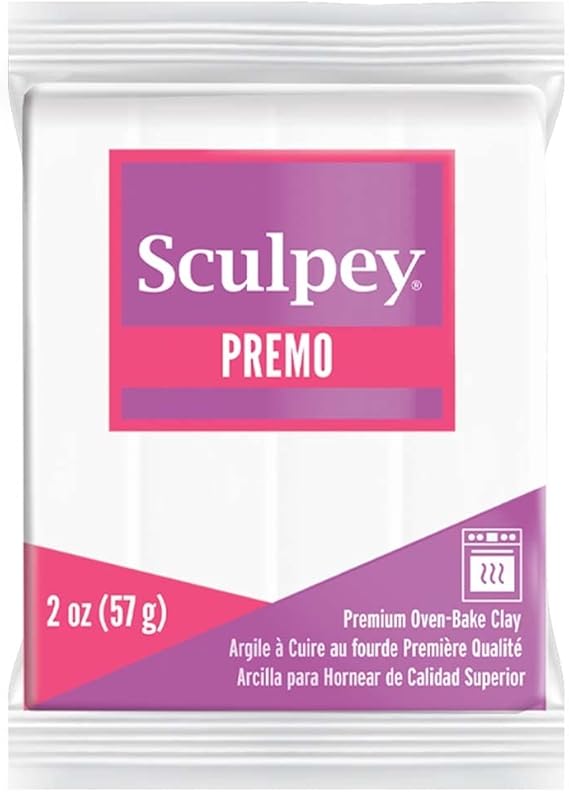 Sculpey Premo ofenhärtende Modelliermasse weiß