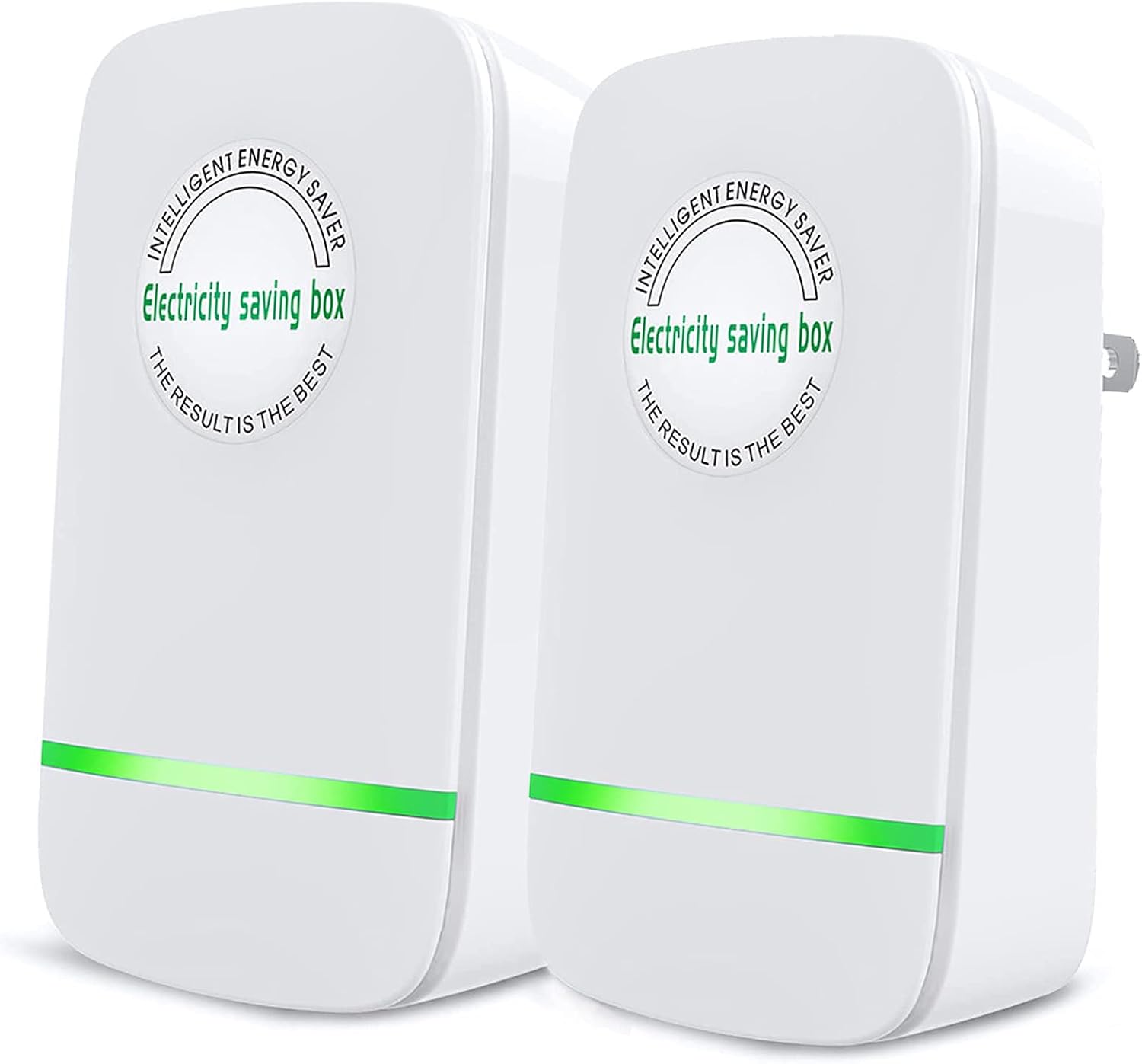 Pro Power Saver Stop Watt Power Saver Electricity Saving Device Save Electricity Electricity Saving Box Household Office Market Device Electric US Plug 90V-250V 30KW 2 Pack
