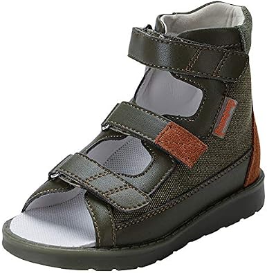 princepard Children High-top Orthopedic Sandals Summer Ankle Support Corrective Shoes Babies First Walking Shoes