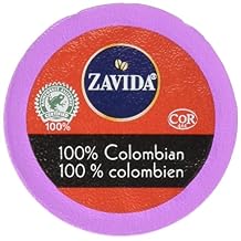 Zavida Coffee Roasters 100-Percent Colombian Coffee Capsule, Compatible with Keurig K-Cup Brewers, 24-Count