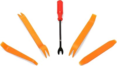 Dashboard Other Part 5 Auto Trim Removal Tool Kit Car Panel Door Dashboard Fastener Remover Pry Set Orange FLA11853