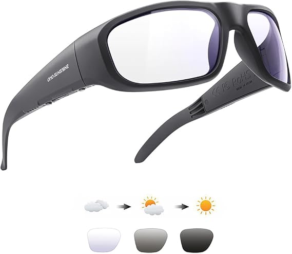 OhO sunshine Bluetooth Audio Sunglasses, Lightweight Open Ear Sport Glasses, 10H Playtime,Water Resistant with Voice Control