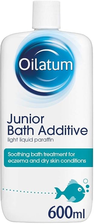 Oilatum Junior Emollient Bath Additive for Eczema and Dry Skin Conditions, 600 ml (Pack of 1)