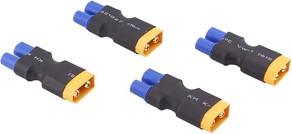 4pcs Male XT60/XT-60 to Female EC3 Connector Adapter for Turnigy Crawler 8ight(B111-4)
