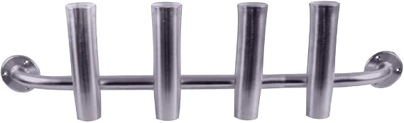 TACO Metals 4-Rod Transom Mount Rod Rack