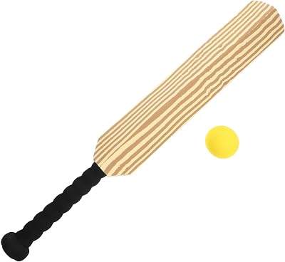 VICASKY Kids Cricket Bat with Rubber Grip Bat, Soft Ball Cricket Set,Foam Padded Cricket Bat Plaything Kit Parent-Child Sports Game for Garden, Beach, Backyard,Home