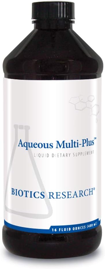BIOTICS RESEARCH Aqueous Multi Plus, Liquid Multi Vitamin & Minerals 16oz