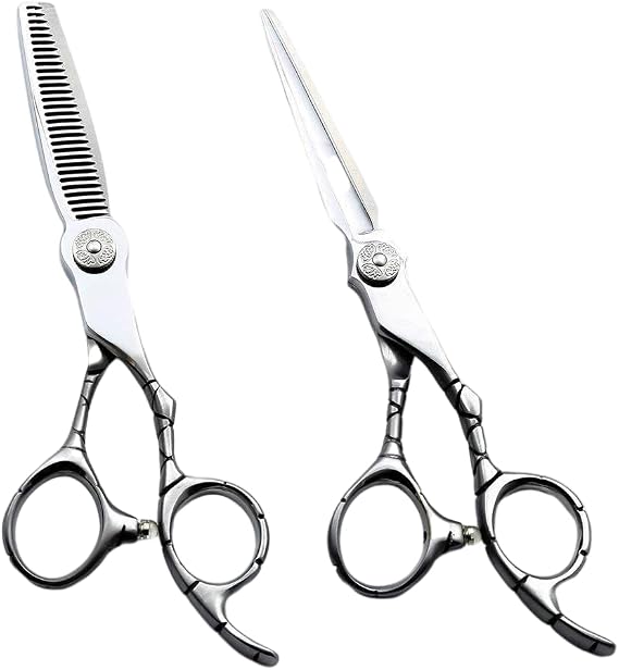 Hair Cutting Scissors, 6 Inch Japanese 440C Salon Hairdresser Haircut Barber Hair Cutting Shears Stainless Steel Scissors