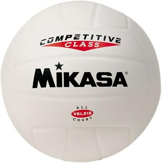 Mikasa VSL215 Competitive Class Soft Indoor Volleyball (Size 5 / EVA Material)