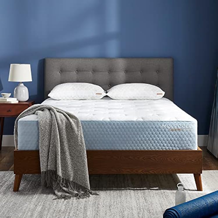 Molecule CopperWELL 13 Hybrid Cooling Gel Memory Foam and Encased Coil Medium Firm Mattress, Queen