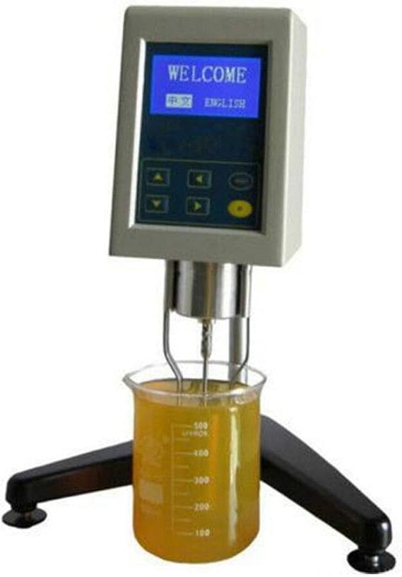 Digital Rotary Viscometer Viscosity Tester Meter NDJ-9S Rotational Viscosity with LCD Temperature Display Function
