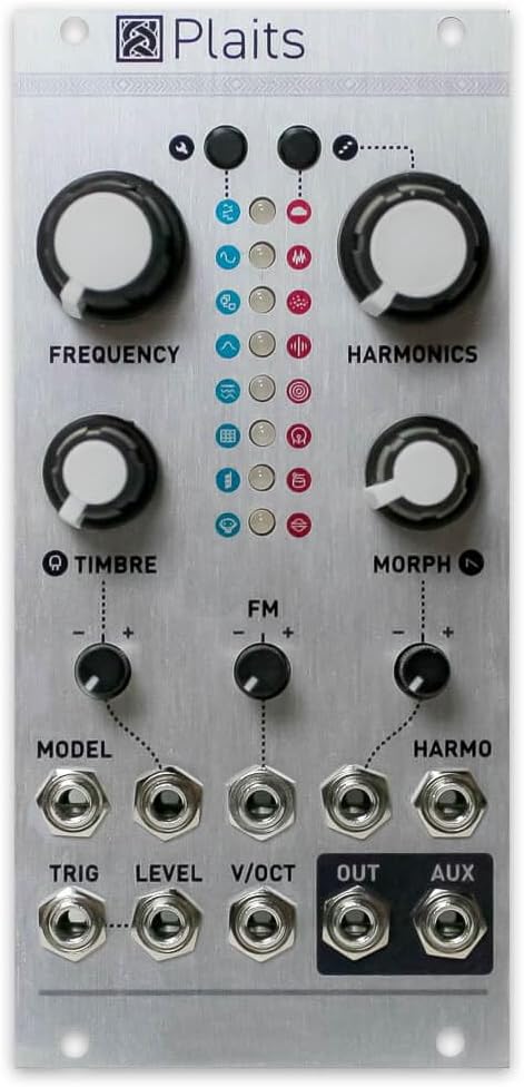 Plaits Module - Eurorack Oscillator Module by Sound Study Modular (Metal Panel)