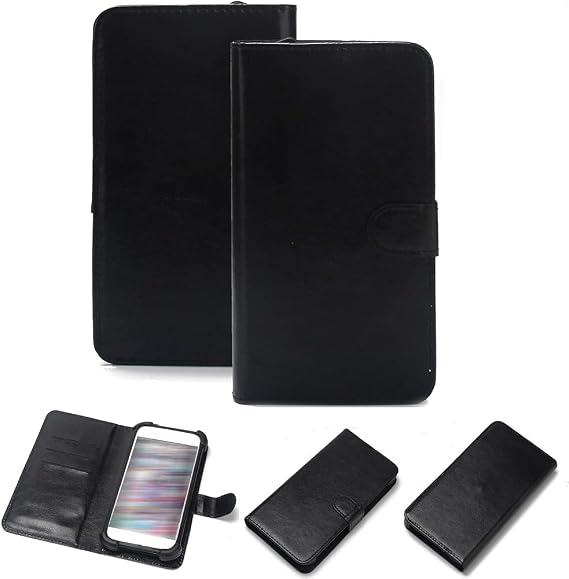 K-S-Trade Protective Case For Lenovo K13 Note 360° Wallet Case Compatible With Lenovo K13 Note Cover Bookstyle Mobile Phone Protective Bag Bumper Pocket Sleeve Pouch Flipcover Flipcase Black, 1x