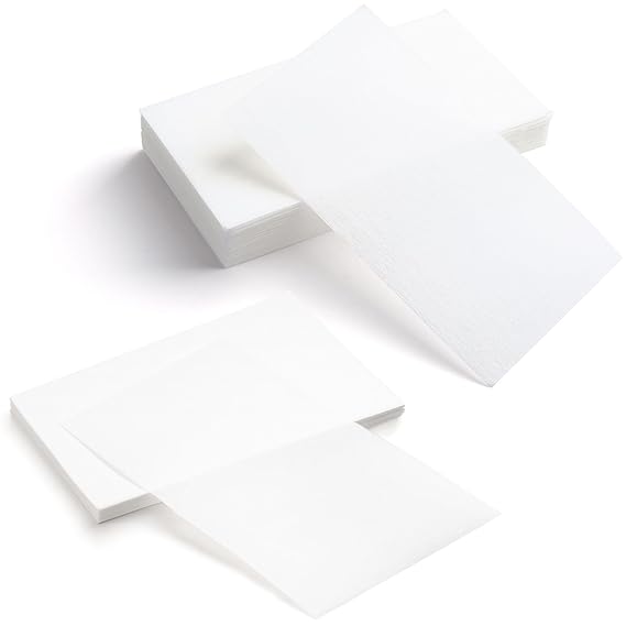 100PCS Perm Paper for Hair, Disposable Salon Hair End Wrap Papers, High-Temperature Resistant Perm Roller Paper, Hairstyling Curling Tool for Professional Home Cold Hot Perms -White, 2 Sizes